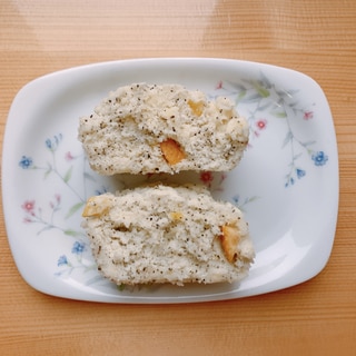 材料4つ！レンジで簡単♪紅茶レモン豆腐の蒸しパン